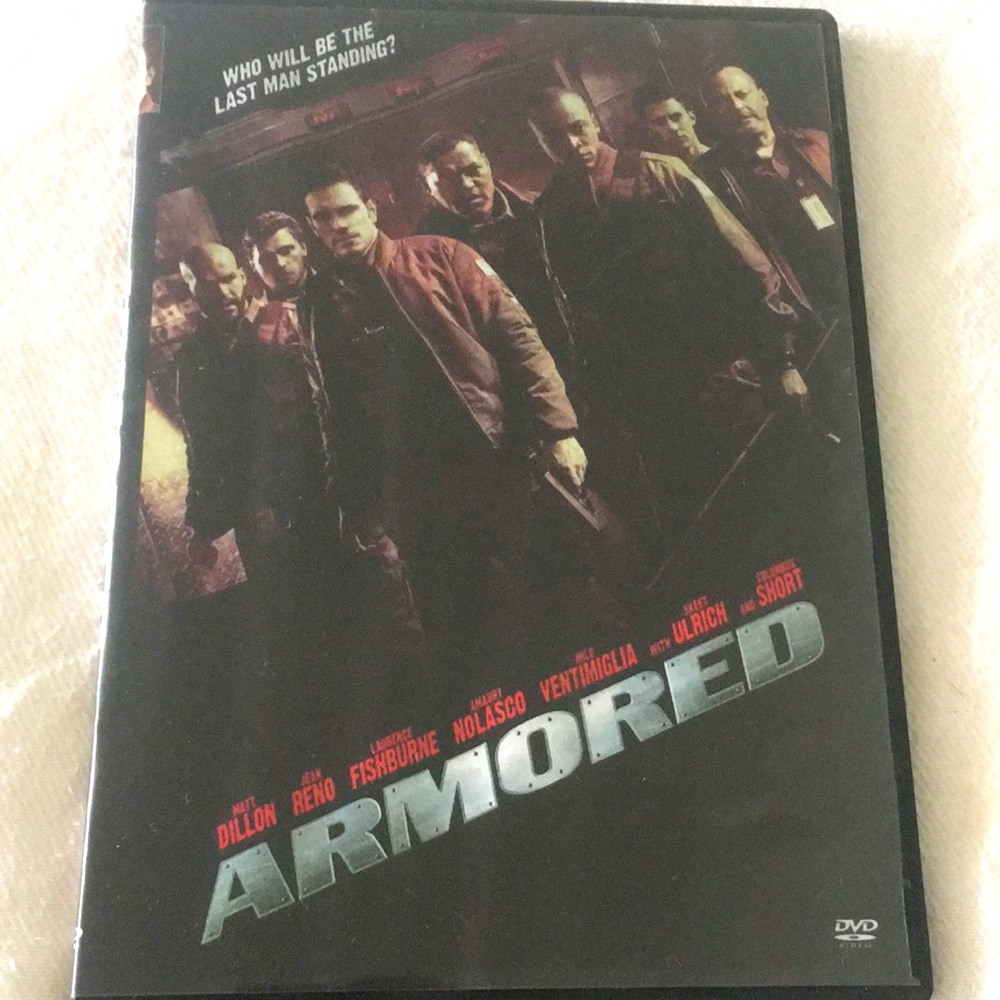 🍿 4/$20 Armored DVD Matt Dillon Laurence Fishburne Action Thriller Movie